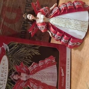 Holiday Barbie‎ Ornament Hallmark Collector's Series 1997 with box